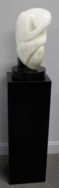 CAPLIN, Joan U. Abstract Marble Sculpture. (1 of 6)
