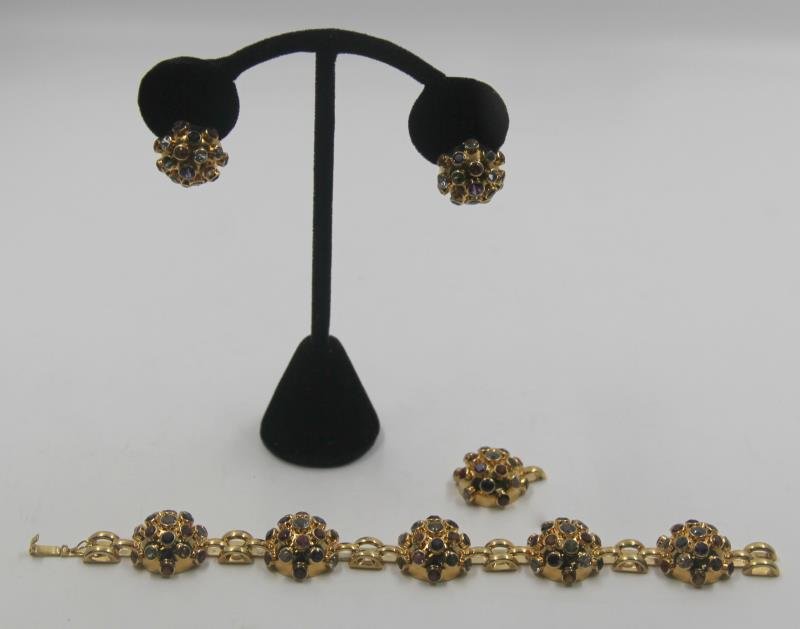 JEWELRY. 18kt Gold Sputnik Jewelry Suite. (1 of 7)