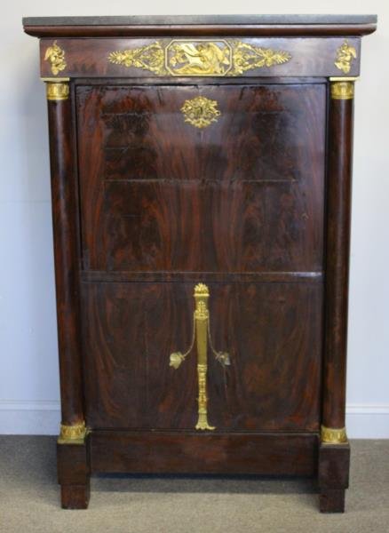 Antique Continental Bronze Mounted Secretaire (1 of 10)