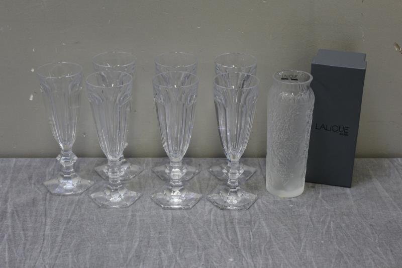 Baccarat, Lalique and Swarovski Crystal Lot. (1 of 8)