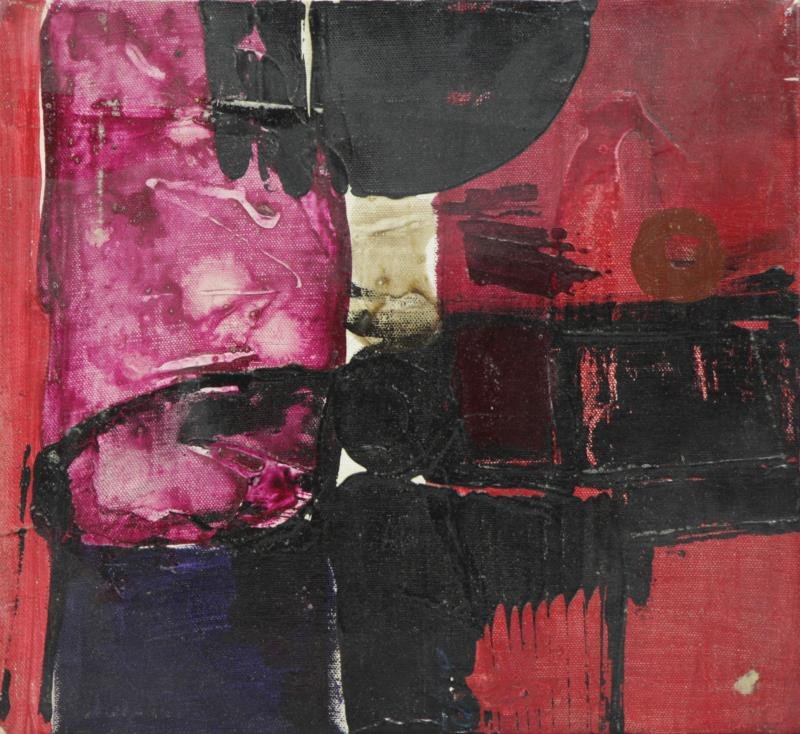 SAKAI, Kazuya. 1963 Oil on Canvas. Abstract (1 of 6)