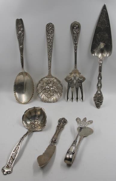 STERLING. Various Grouping of Serving Pieces. (1 of 10)
