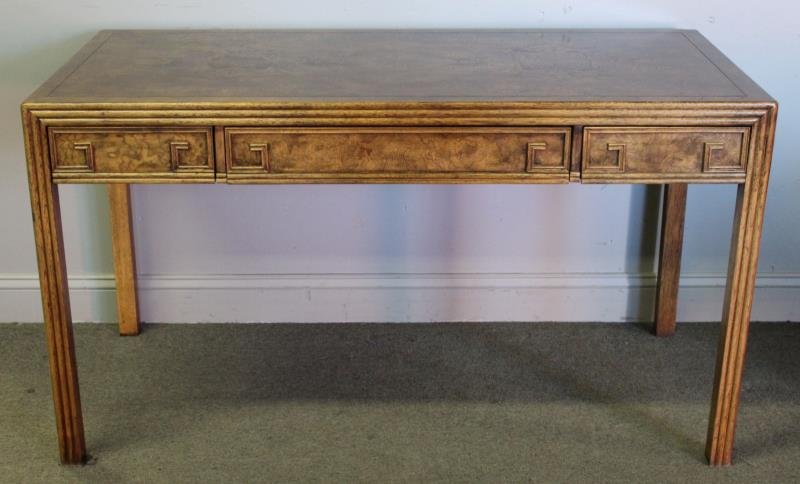 Baker Midcentury Style Desk with 3 Drawers. (1 of 7)