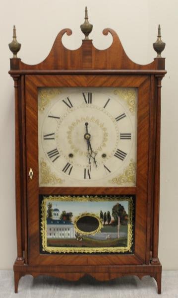 Ephraim Donnes Signed Pillar And Scroll Clock (1 of 6)