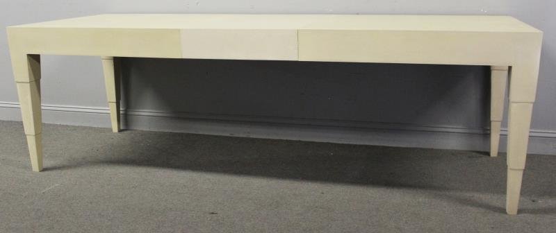 Faux Shagreen Sirmos York Dining Table. (1 of 9)