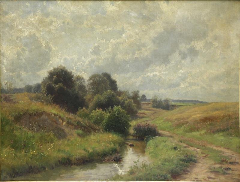 WEBER, Paul. Oil on Canvas. Landscape. (1 of 6)