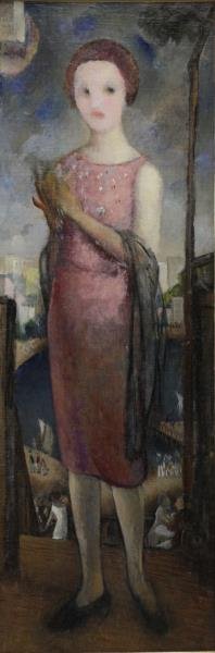 SIMKHOVITCH, Simka. Oil on Canvas. Standing Woman. (1 of 5)