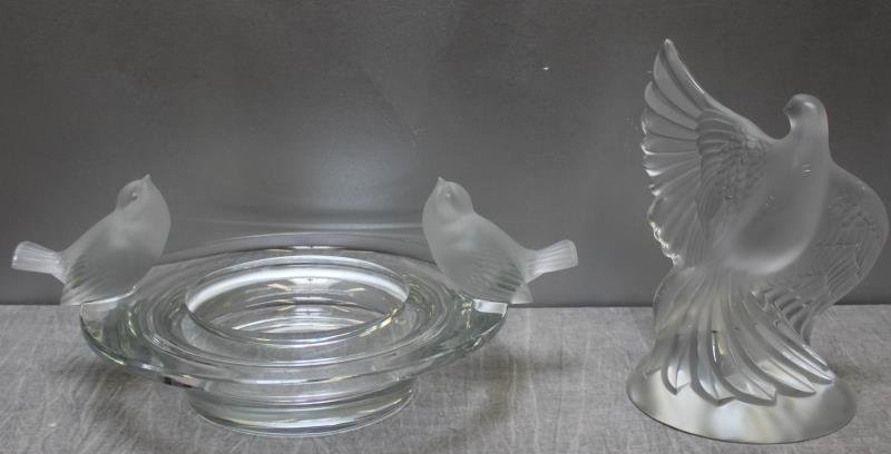 LALIQUE, France Lot of Glass To Inc A Centerpiece (1 of 6)