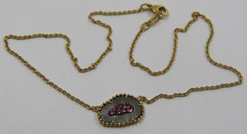 JEWELRY. Judith Ripka 18kt Gold Necklace. (1 of 5)