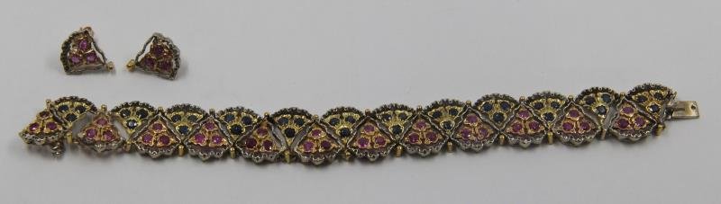 JEWELRY. Buccellati Sapphire and Ruby Suite. (1 of 8)