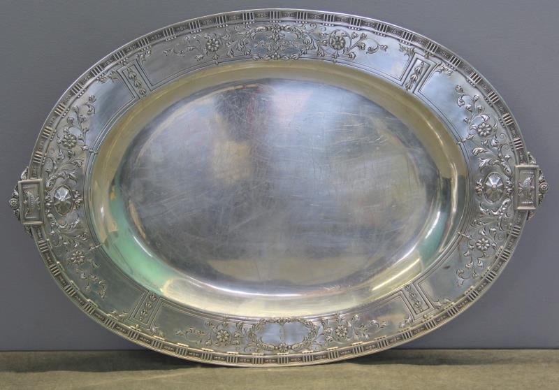 STERLING. Bailey Banks and Biddle Sterling Tray. (1 of 6)