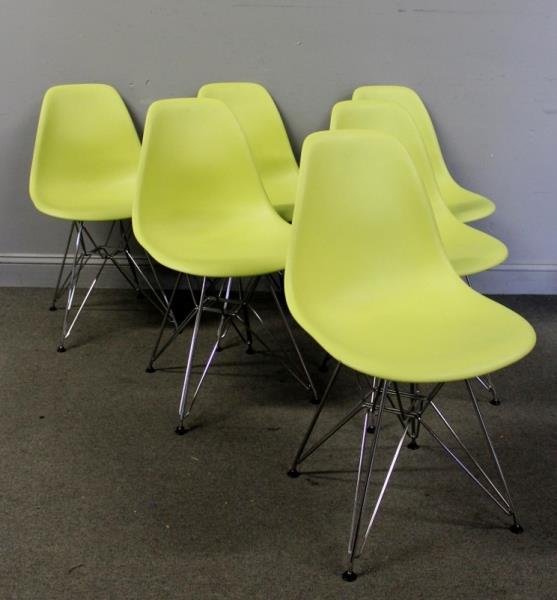 Set of 6 Eames for Herman Miller Dining Chairs. (1 of 4)