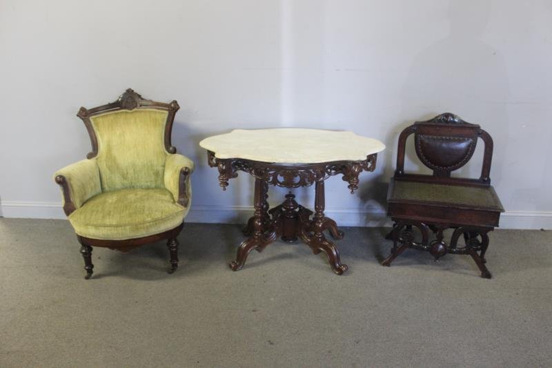 Victorian Furniture Lot. (1 of 5)