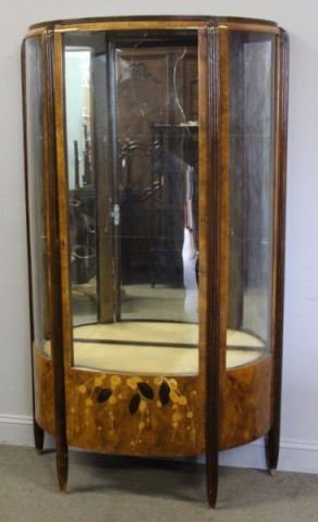 Inlaid Vitrine In The Manner of Ruhlmann with (1 of 7)