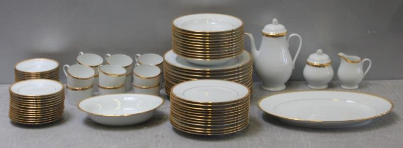 Tiffany & Co. "Gold Band" Limoges Dinner Set (1 of 4)