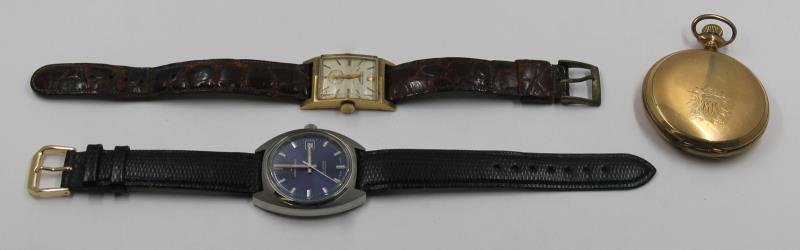 WATCHES. Men's Watch and Pocket Watch Grouping. (1 of 10)