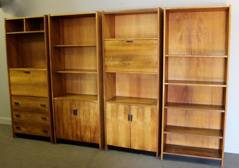 Midcentury 4 Piece Rosewood Wall Unit. (1 of 6)