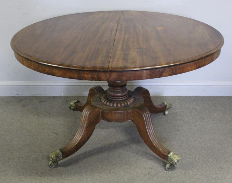 Regency Rosewood Flip Top Pedestal Breakfast Table (1 of 4)