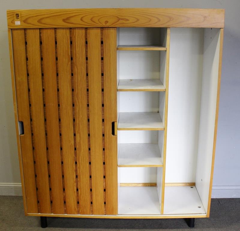 Midcentury Charlotte Perriand Wardrobe Cabinet. (1 of 3)