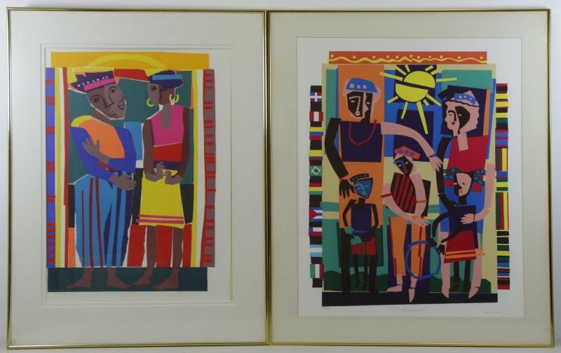 MCNEILL, Lloyd. Two Lithographs. (1 of 7)