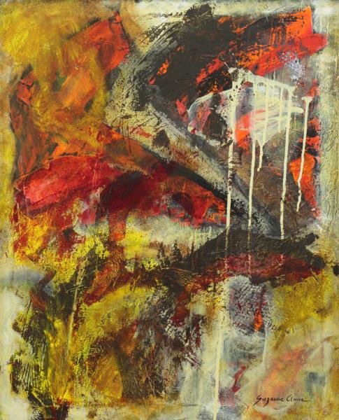 CLUNE, Suzanne. Oil on Canvas "Finale Furioso". (1 of 5)