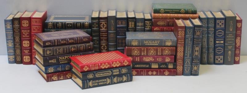 Leather Book Lot, Easton Press, "Great Lives" (1 of 4)