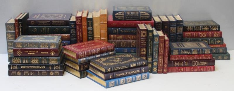 Leather Bound Book Lot, 55 Volumes, Easton Press (1 of 4)