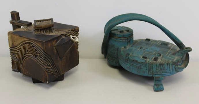Modern Lot of Ragnar Naess Signed Tea Pots. (1 of 9)