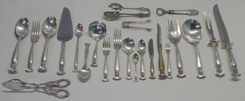 STERLING. Wallace 'Romance of the Sea' Flatware (1 of 6)