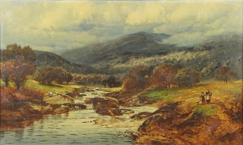 HARRIS, William E. Oil on Canvas. English (1 of 7)