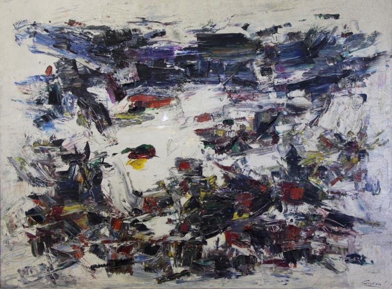 CARTON, Norman. Oil on Canvas. "Sierra Heights" (1 of 8)