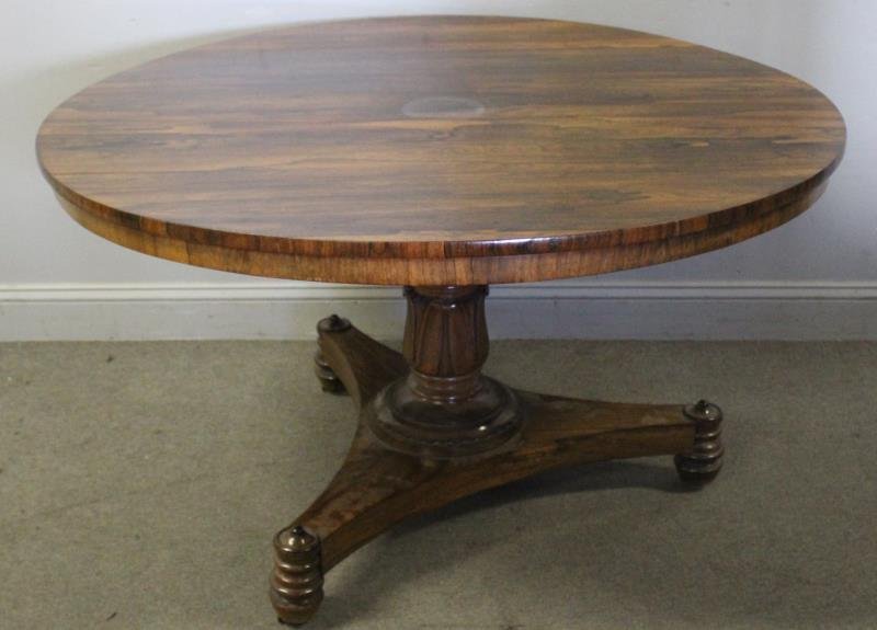 Regency Rosewood Tilt Top Breakfast Table . (1 of 5)