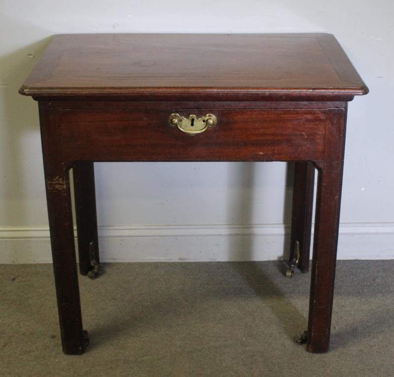 Antique Mahogany Writing Desk . (1 of 5)