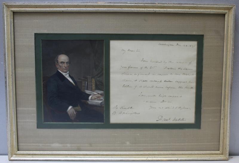 (Autographs) Daniel Webster ALS (1 of 6)
