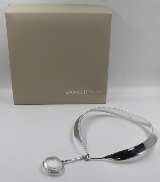 JEWELRY. Georg Jensen Sterling Necklace and (1 of 6)