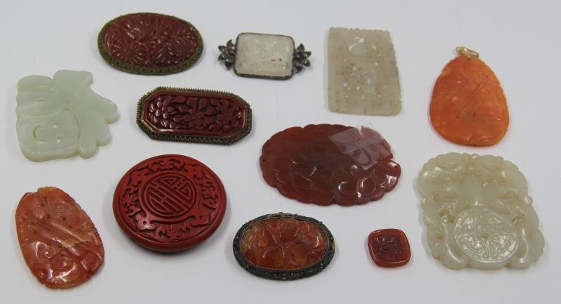 JEWELRY. Grouping of Assorted Asian Pendants. (1 of 10)