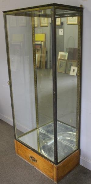 LENA,Paris . Signed Brass Art Deco Vitrine (1 of 8)