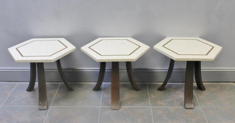 Midcentury Set of 3 Harvey Probber End Tables. (1 of 4)