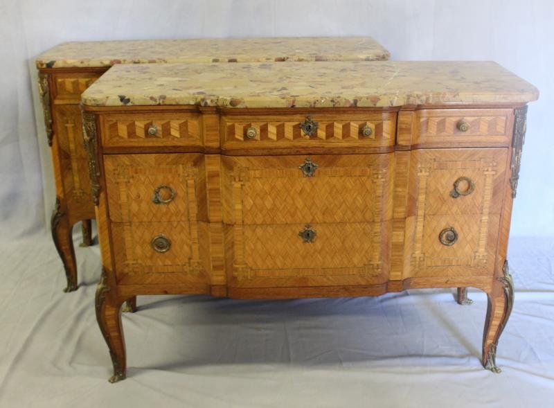 Pair of Finest Quality Louis XVI Style Marbletop (1 of 6)