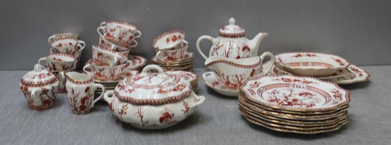 Coalport Indian Tree Coral Porcelain Service. (1 of 5)