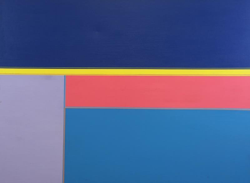 SENA, Antonio. Abstract Oil on Canvas. Untitled. (1 of 6)