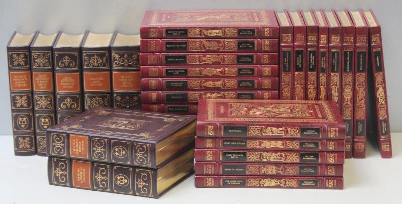 Shakespeare Leather Bound Book Lot. (1 of 4)