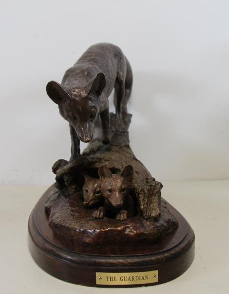 NEWMARK, Marilyn. Bronze Sculpture "The Guardian". (1 of 6)