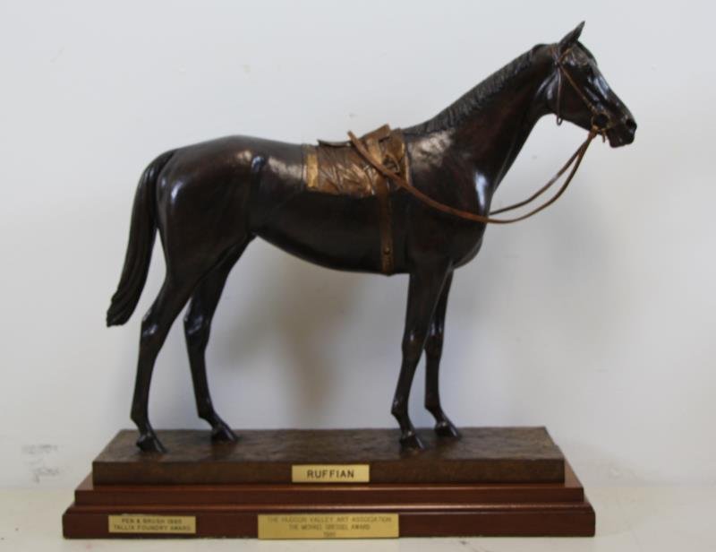NEWMARK, Marilyn. Bronze Sculpture "RUFFIAN". (1 of 7)