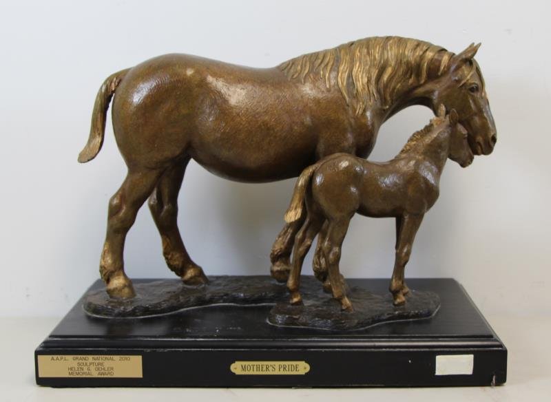 NEWMARK, Marilyn. Bronze Sculpture "Mothers Pride" (1 of 7)