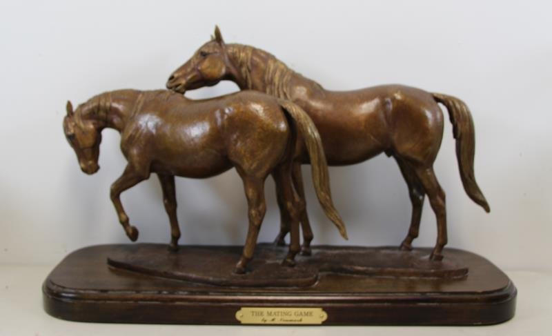 NEWMARK, Marilyn. Bronze Sculpture "The Mating (1 of 8)
