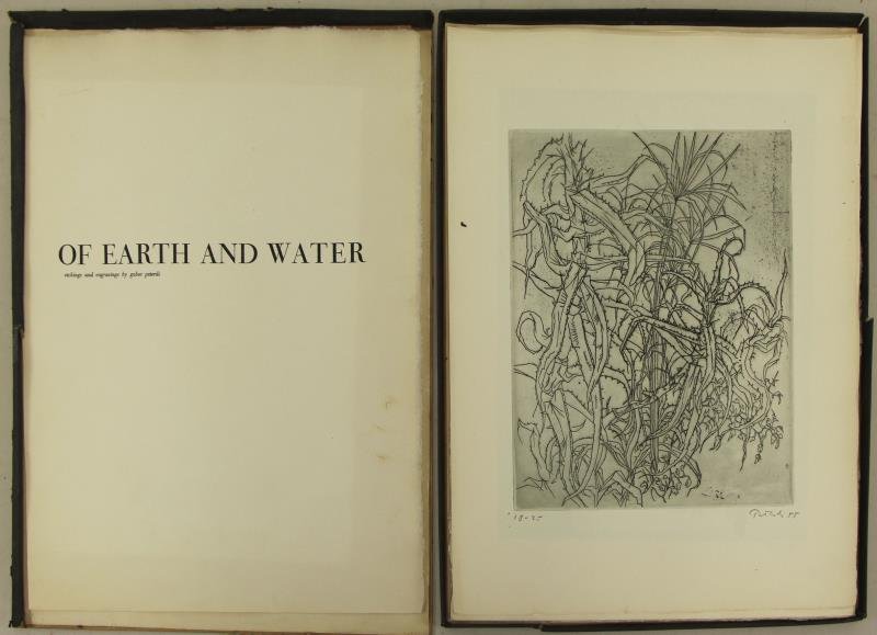 PETERDI, Gabor. "Of Earth and Water" Portfolio of (1 of 9)