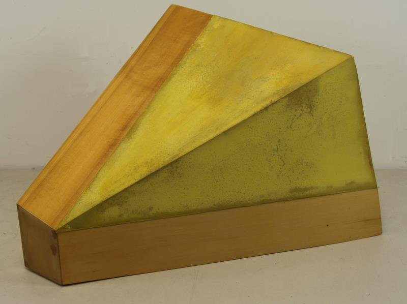 GITLIN, Michael. Wood Sculpture "A-Sun-Der" 1990. (1 of 7)