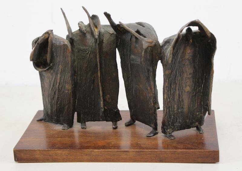 KAISH, Luise. Bronze. "Procession" (1 of 7)