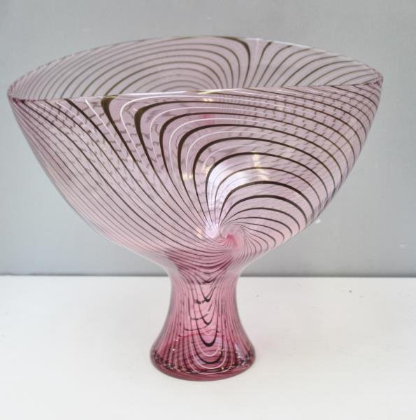 Large Seguso Viro Signed Bowl. (1 of 5)